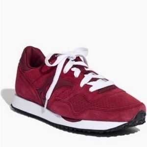 Saucony x Madewell burgundy suede DXN Trainer Women’s Size 10US
